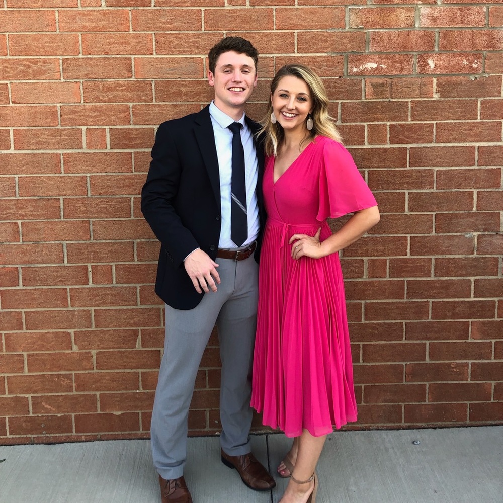 Pink Lulu’s Midi Dress